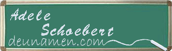 Adele Schoebert Visitenkarte